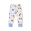 Horses - Blue - Long Sleeve Loungewear Set