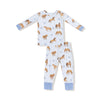 Horses - Blue - Long Sleeve Loungewear Set