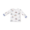 Zooming Golf Carts - Long Sleeve Loungewear Set