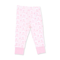 Ballet Shoes Ribbon Stripe - Long Sleeve Loungewear Set