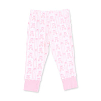 Ballet Shoes Ribbon Stripe - Long Sleeve Loungewear Set