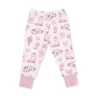 Cowgirl Boots and Bows - Long Sleeve Loungewear Set