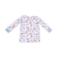 Football Check - Long Sleeve Loungewear Set
