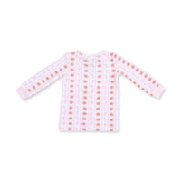 Football Bow Stripe - Long Sleeve Loungewear Set