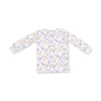 Floral Deer - Long Sleeve Loungewear Set