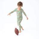 Footballs Playing Football - Long Sleeve Loungewear Set