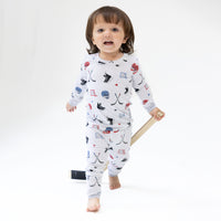 Hockey Stripe - Long Sleeve Loungewear Set