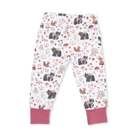 Southern Woodland Animals Pink - Long Sleeve Loungewear Set