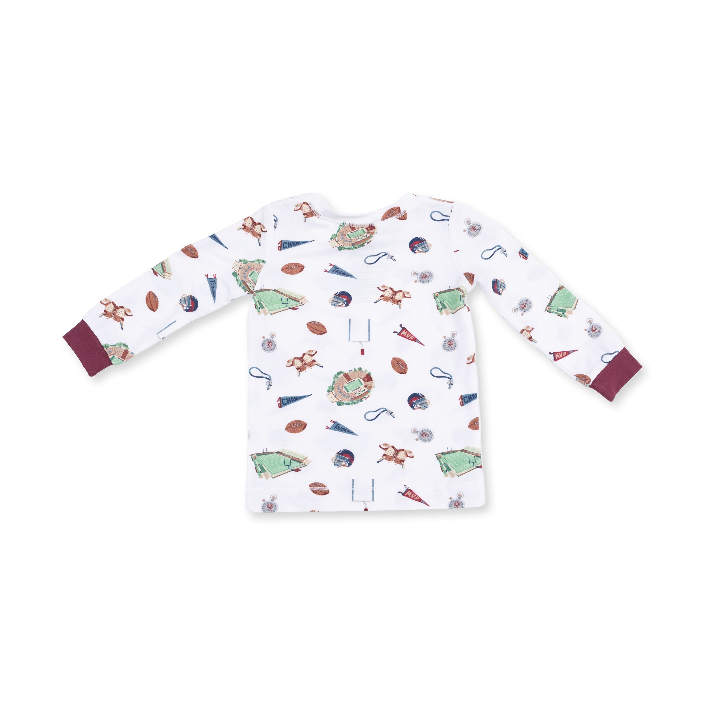 Vintage Football - Long Sleeve Loungewear Set