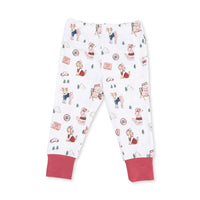 Winter Sports Dogs Pink - Long Sleeve Loungewear Set