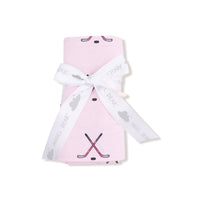 Hockey - Pink - Swaddle Blanket