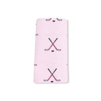 Hockey - Pink - Swaddle Blanket