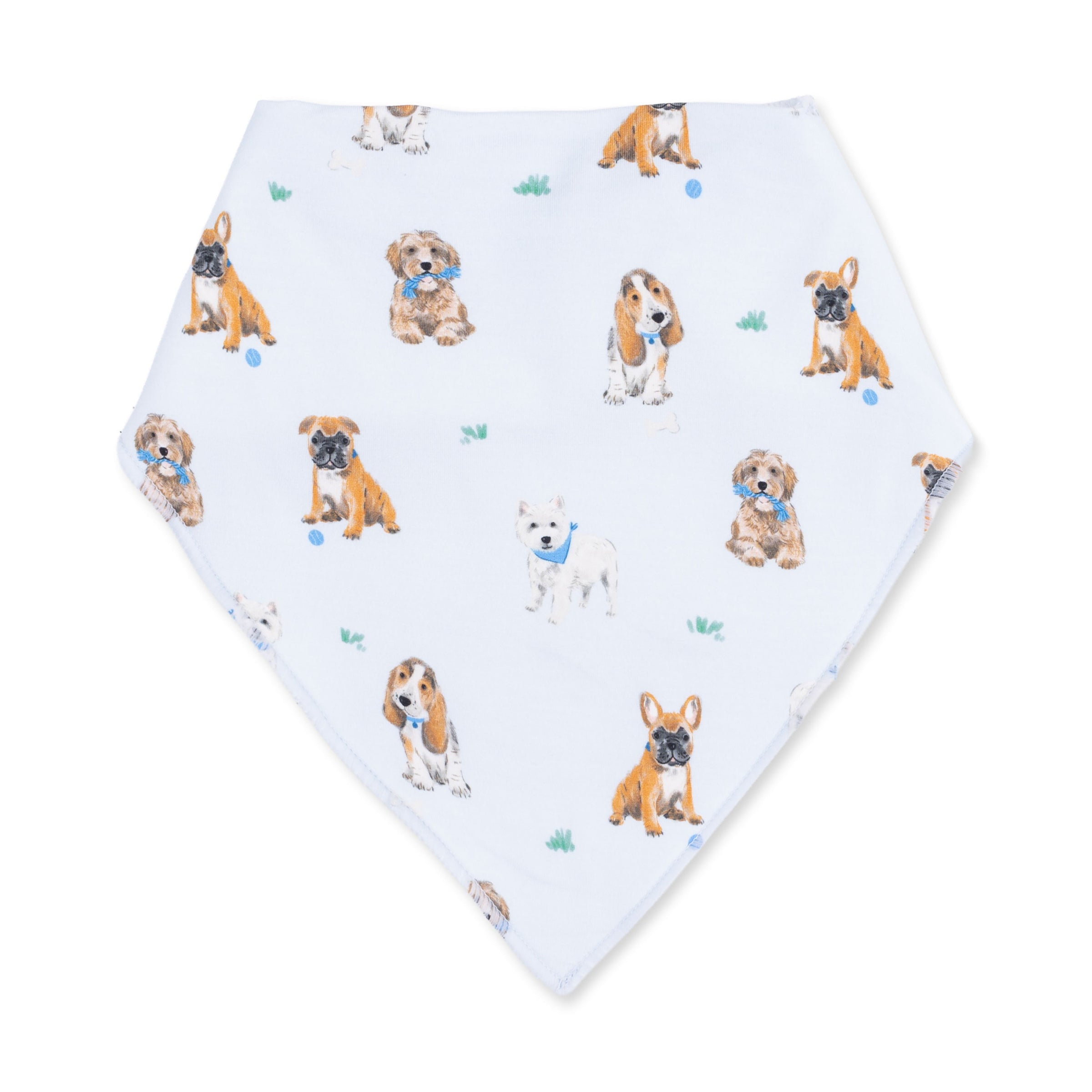 Bestie Dogs Blue - Bandana Bib