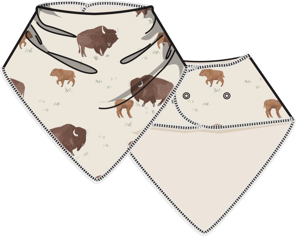 American Buffalo - Bandana Bib