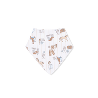 Cowboy Nursery -  2 Way Zipper Footie, Bandana Bib, & Swaddle Blanket Set
