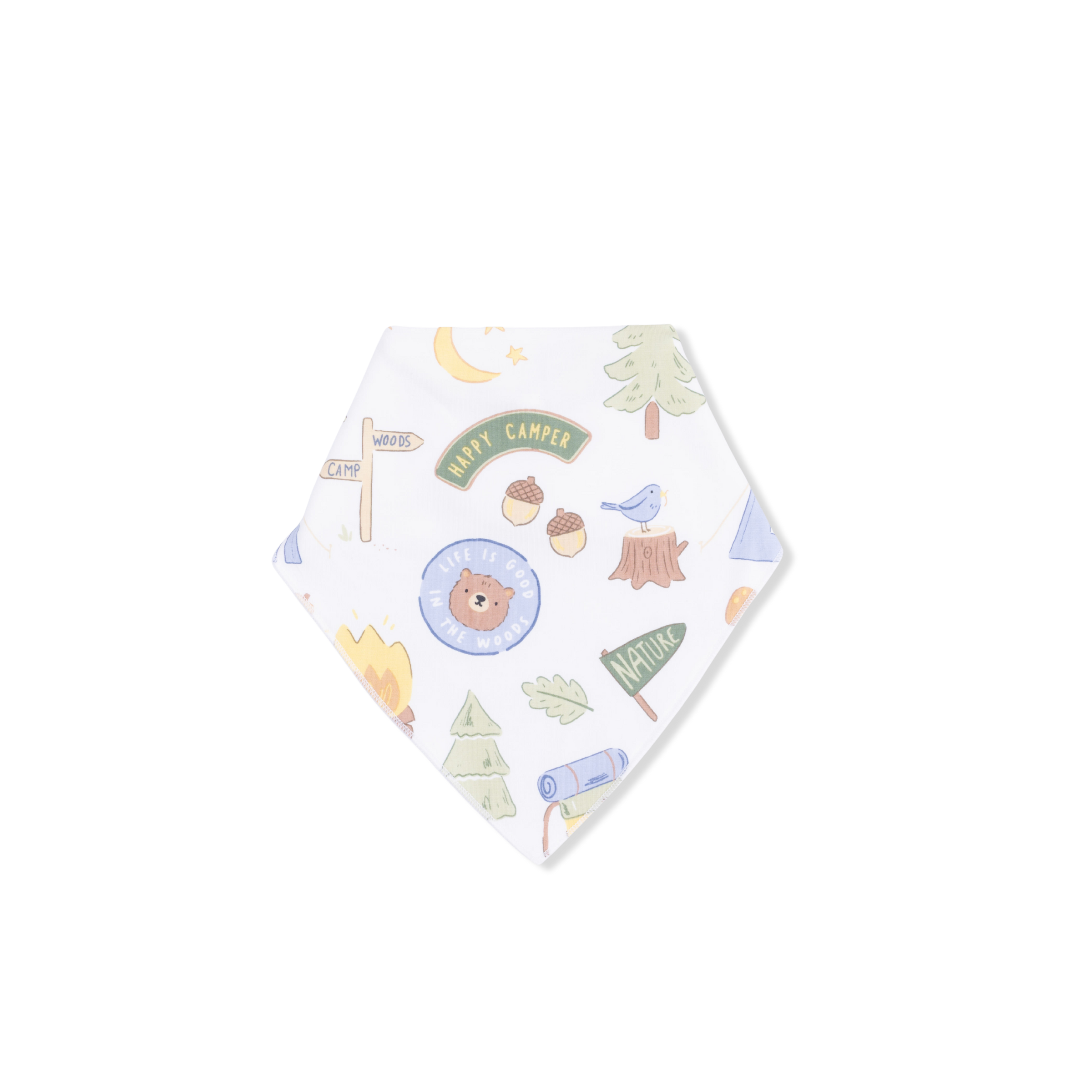 Camping Blue - Bandana Bib