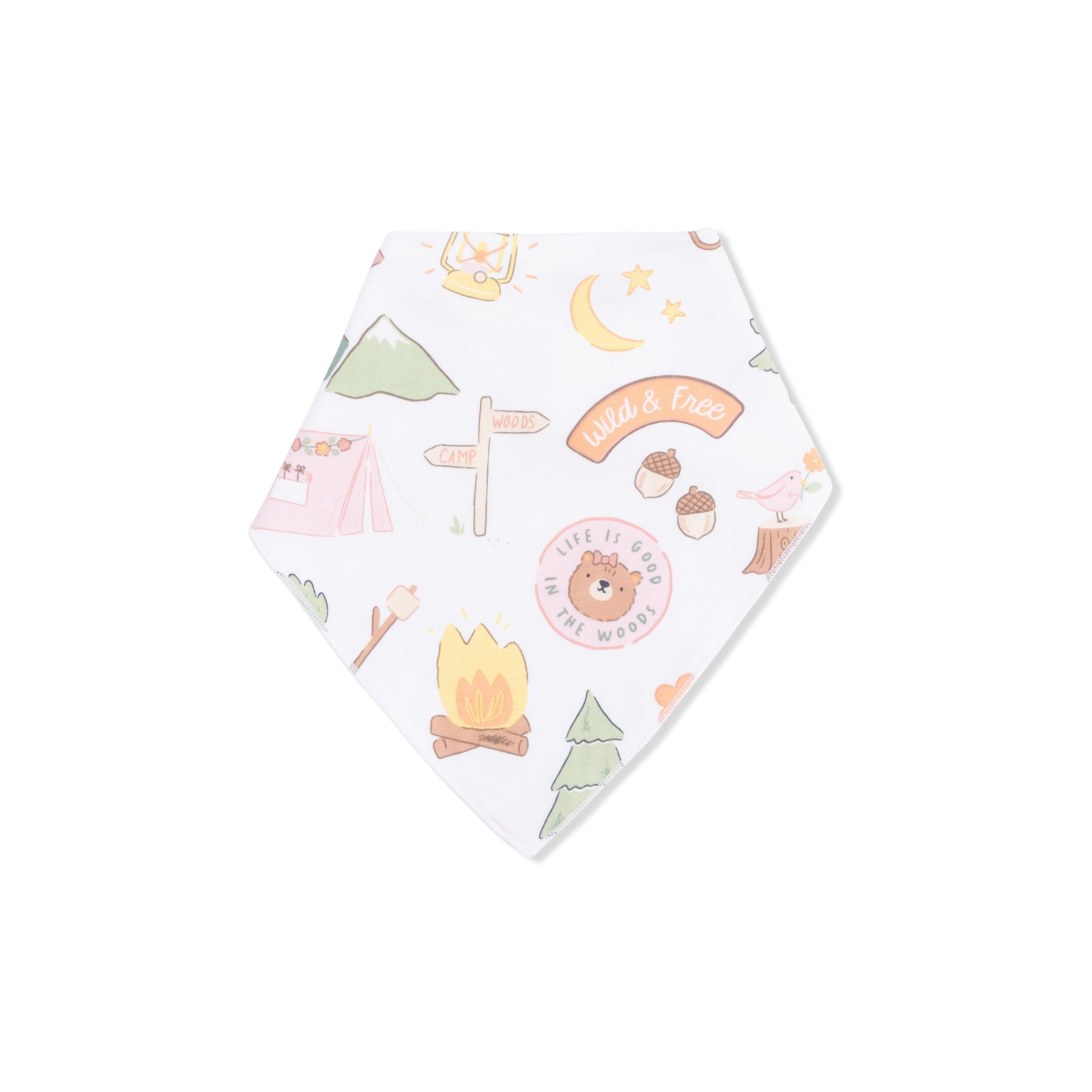 Camping Pink - Bandana Bib