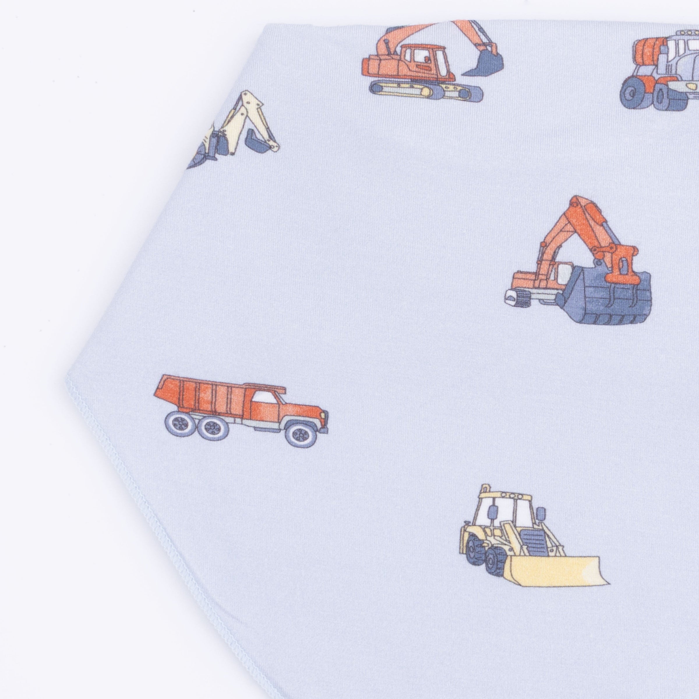 Construction Vehicles - Bandana Bib