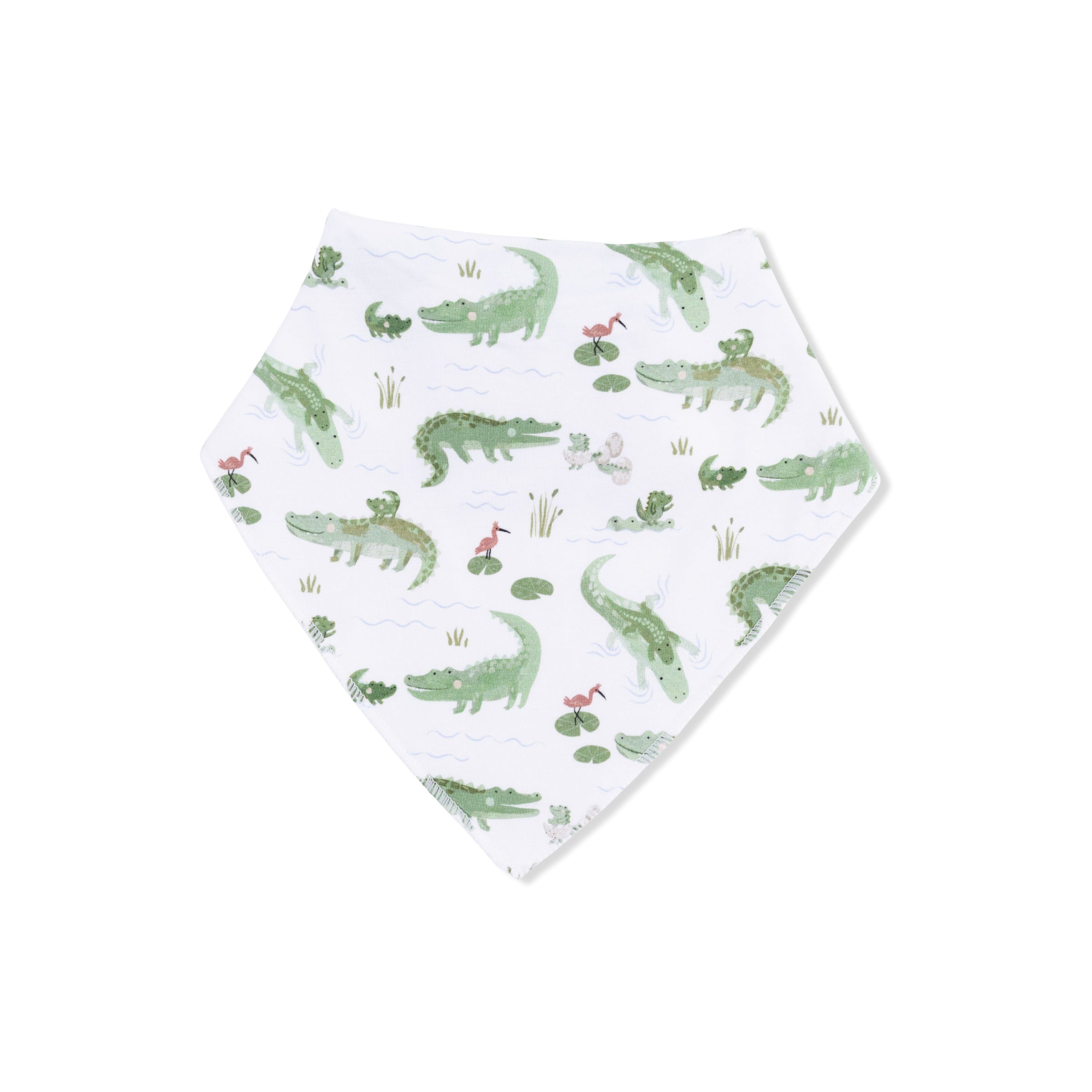 Crayon Alligators - Bandana Bib