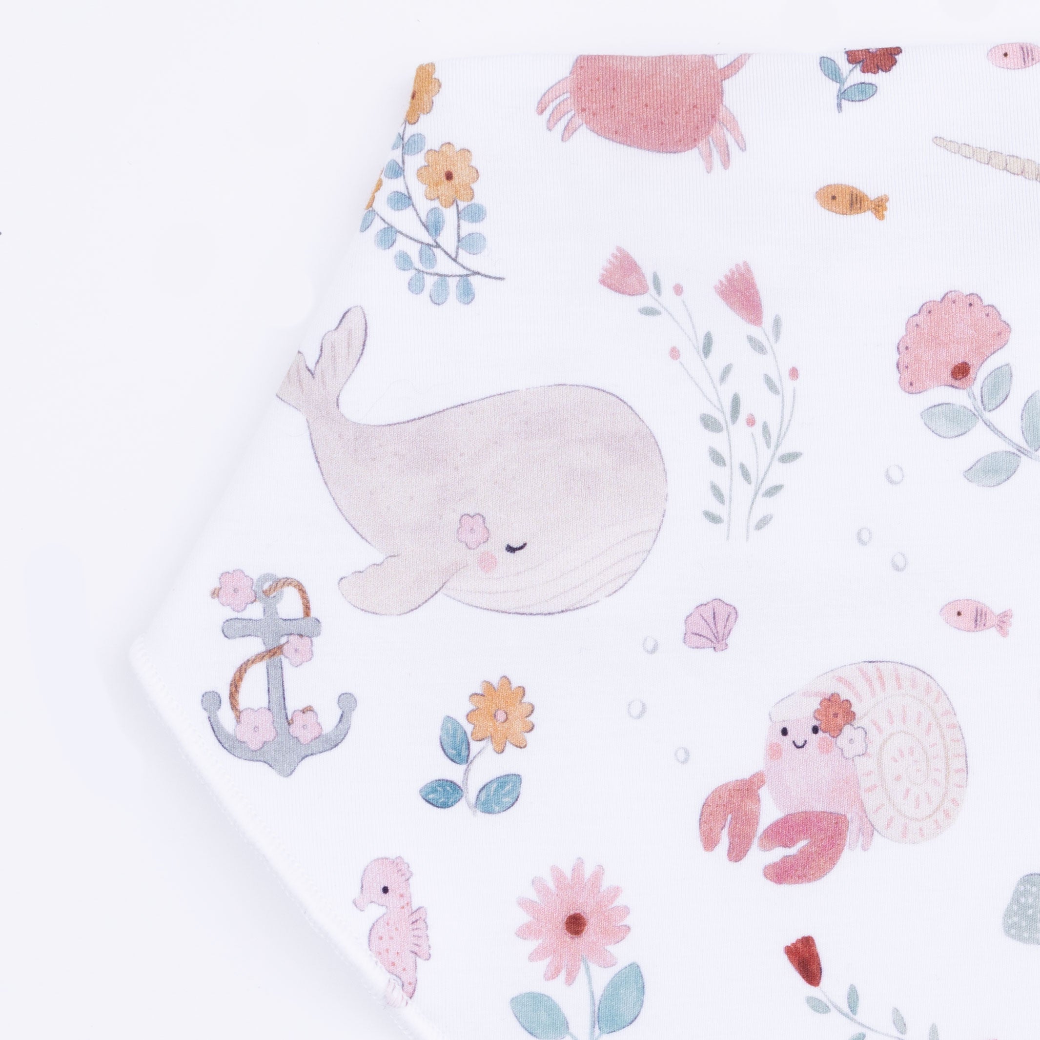 Garden Sea Creatures - Bandana Bib