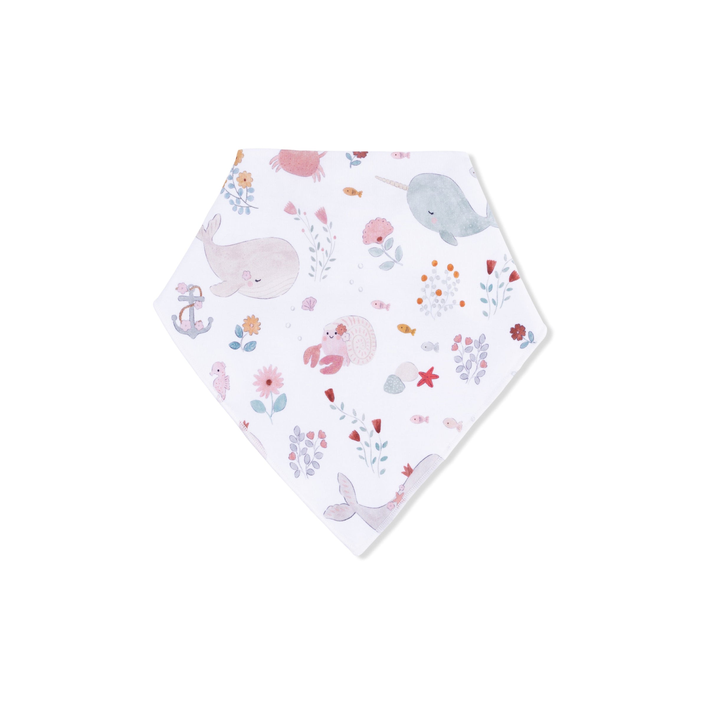 Garden Sea Creatures - Bandana Bib