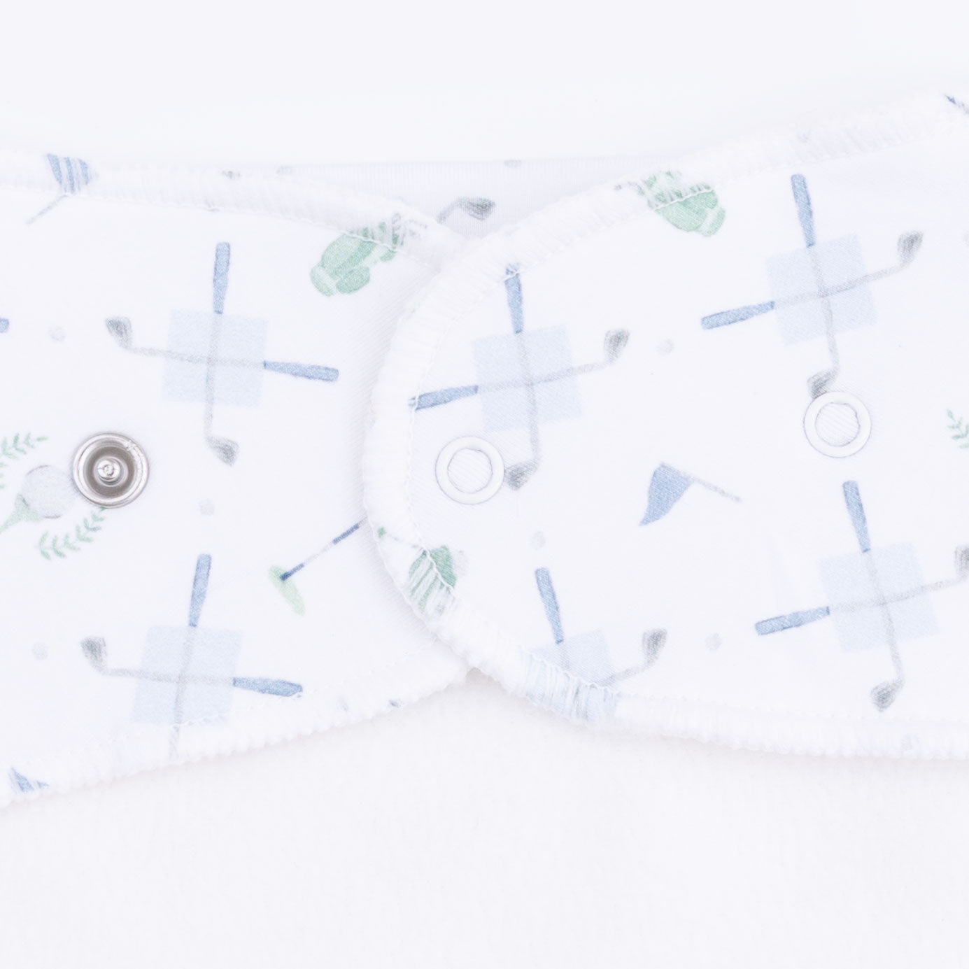 Golf Trellis Blue - Bandana Bib