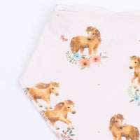 Pink Ponies - Bandana Bib