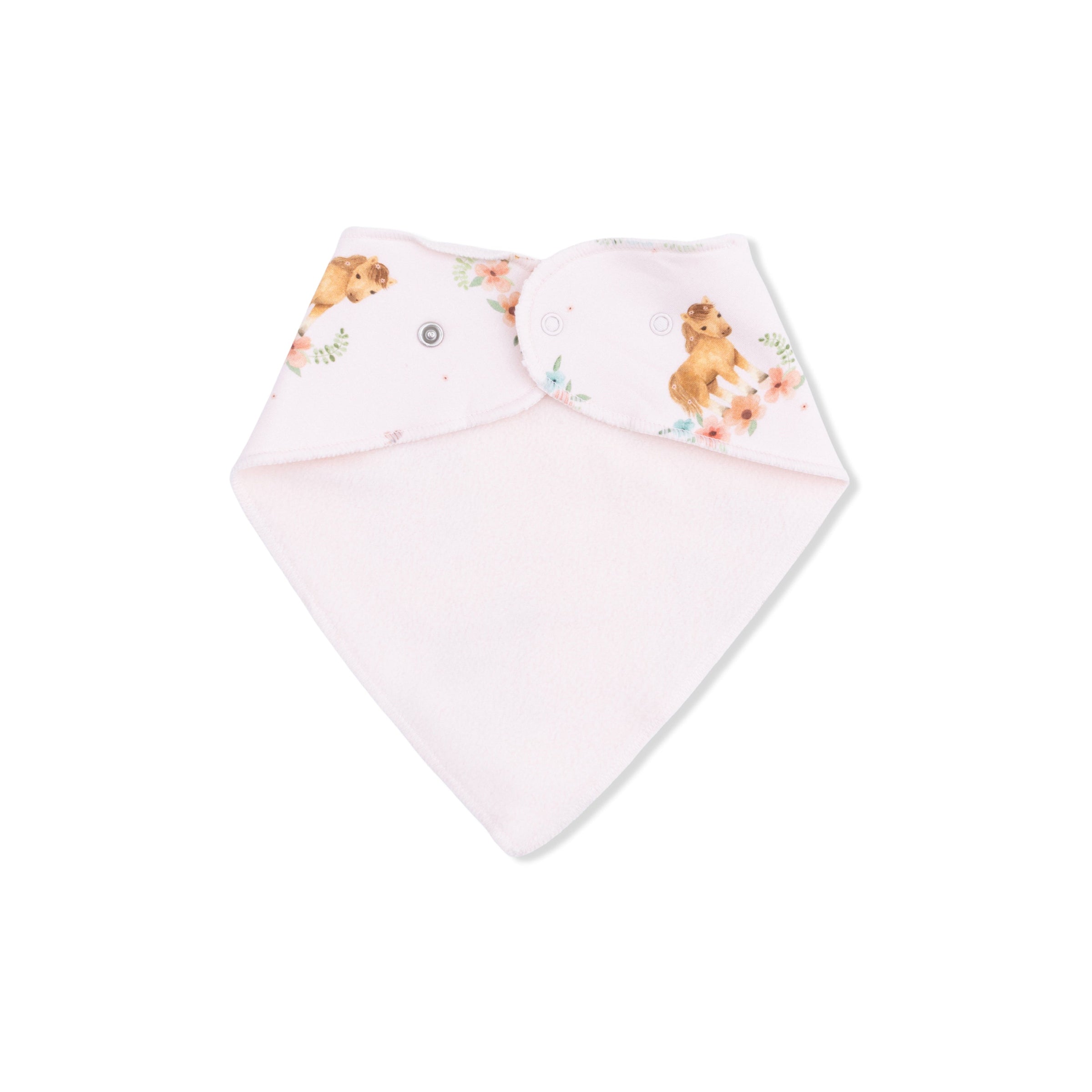 Pink Ponies - Bandana Bib