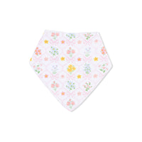 Spring Blooms Bow Trellis - Bandana Bib