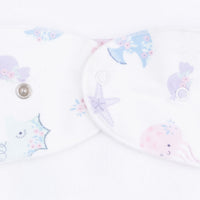 Floral Sea Creatures - Bandana Bib