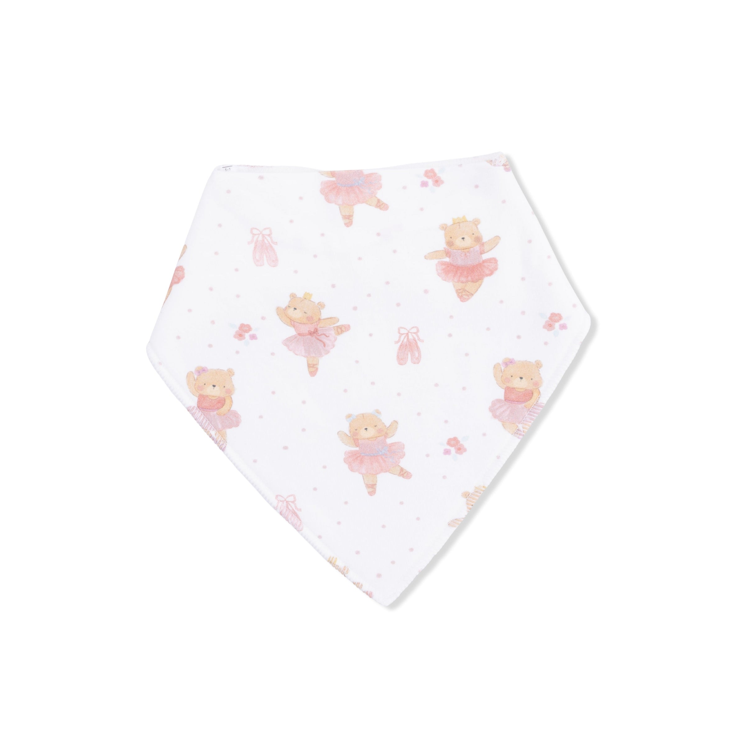 Teddy Bear Ballerina - Bandana Bib