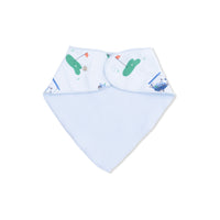 Vintage Golf Carts Blue - Bandana Bib