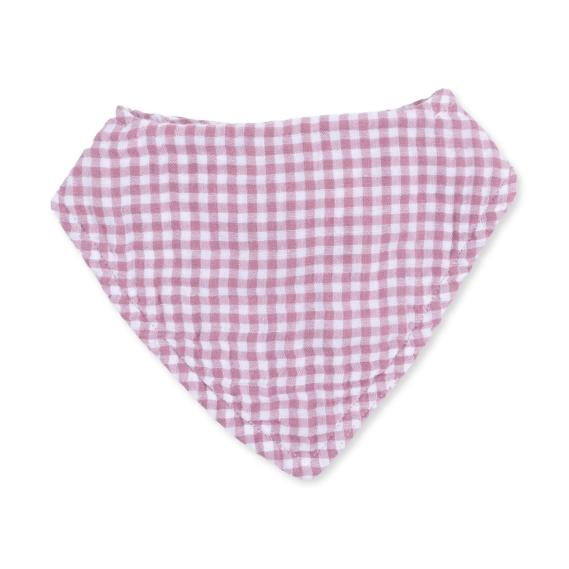 Berry Gingham - Bandana Bib
