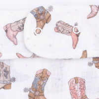 Cowgirl Boots - Bandana Bib