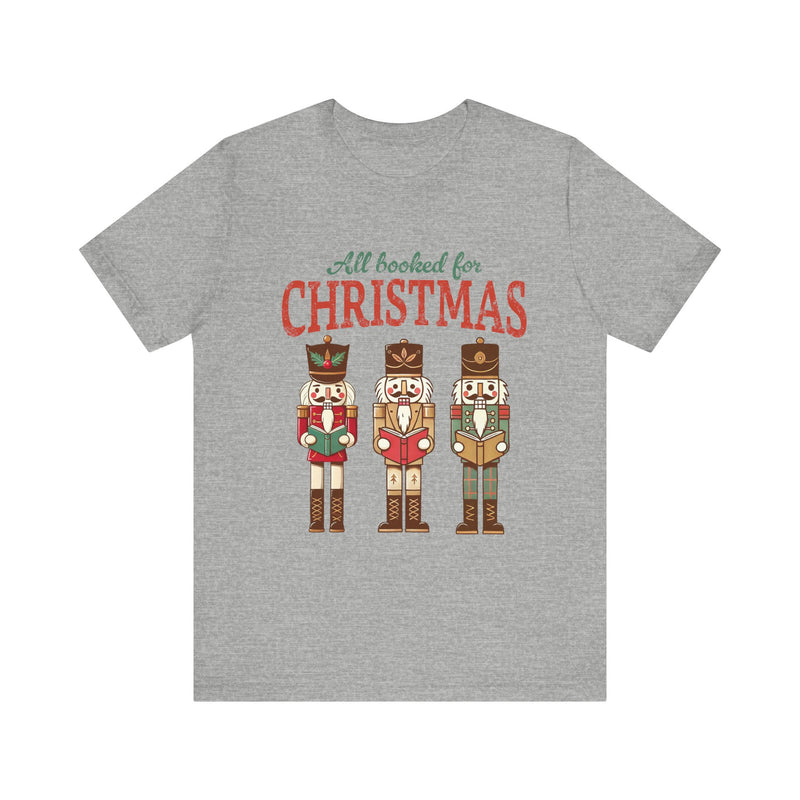 All Booked for Christmas Tee