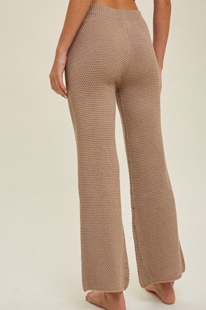 Textured Sweater Pants