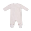 Velour Teddy Bear - Oatmeal Velour Footie