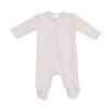 Velour Teddy Bear - Oatmeal Velour Footie