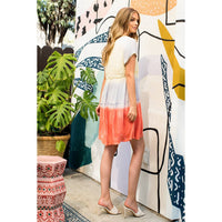 Stella -Tie Dye Tiered Flutter Dress