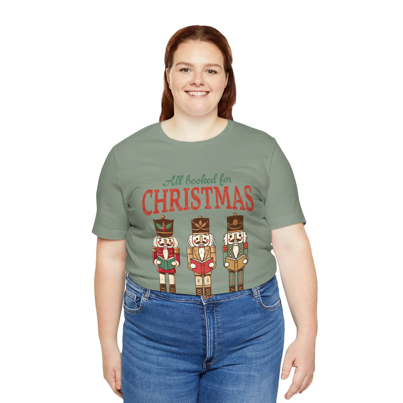 All Booked for Christmas Tee