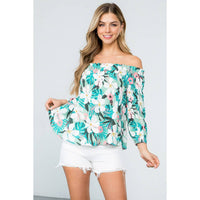 Naomi - Flower Print Multi Purpose Top