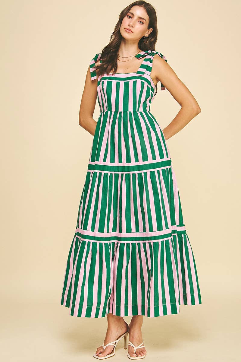 green and red striped dress Sammie cableknit Shoe Size:Size 9 1/2 Regular Male - Size 11 1/2 Regular Female and a Retro Stage Jenny Yoo Alexa –