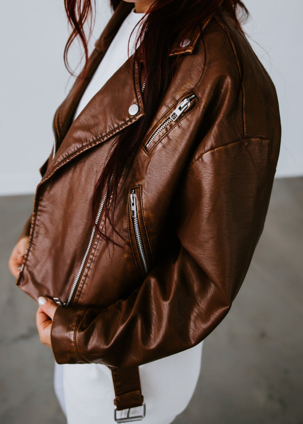 Outlaw Brown Moto Jacket