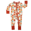 Pumpkin Patch Fall Bamboo Convertible Baby Pajamas Footie