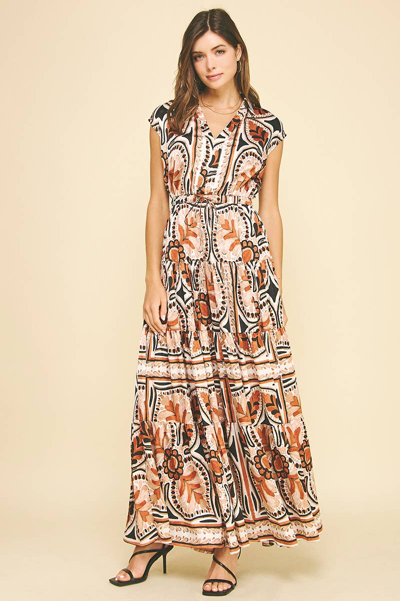 Lyric - Floral Tiered Maxi Dress