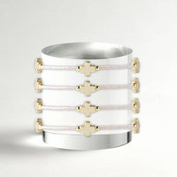Faithful Cross Bangle-Champagne, Cross Bracelet | Christian