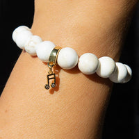 Music Note Charm, Cz, Charm Bar, Bag Charm