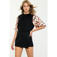 Athea - Mixed Media Top