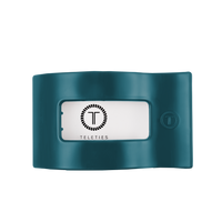 Teal With It | Large | Flat Rectangle Hair Clip