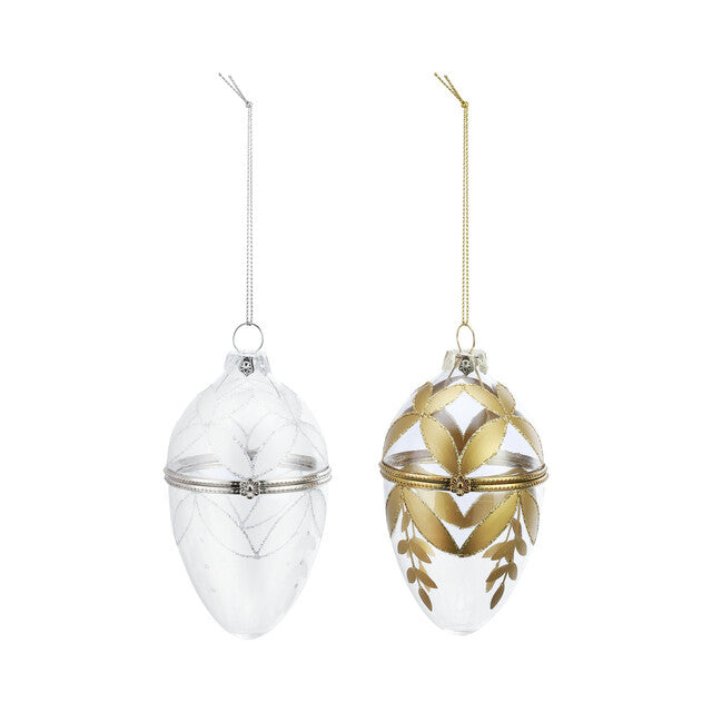 Demdaco Glass Cloche Ornaments